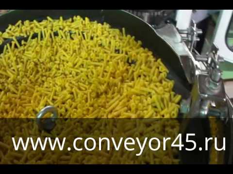 Автомат сборки пластикового дюбеля и шурупа