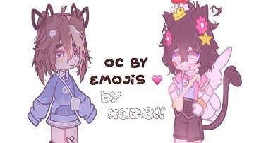 OCs by emojis 💗 (offline codes in pinned comment) {don’t use the codes in video they don’t work}