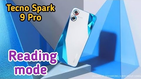 How To Reading Mode Setting Inow To Enable Reading Mode In Tecno Spark 9 Pro,