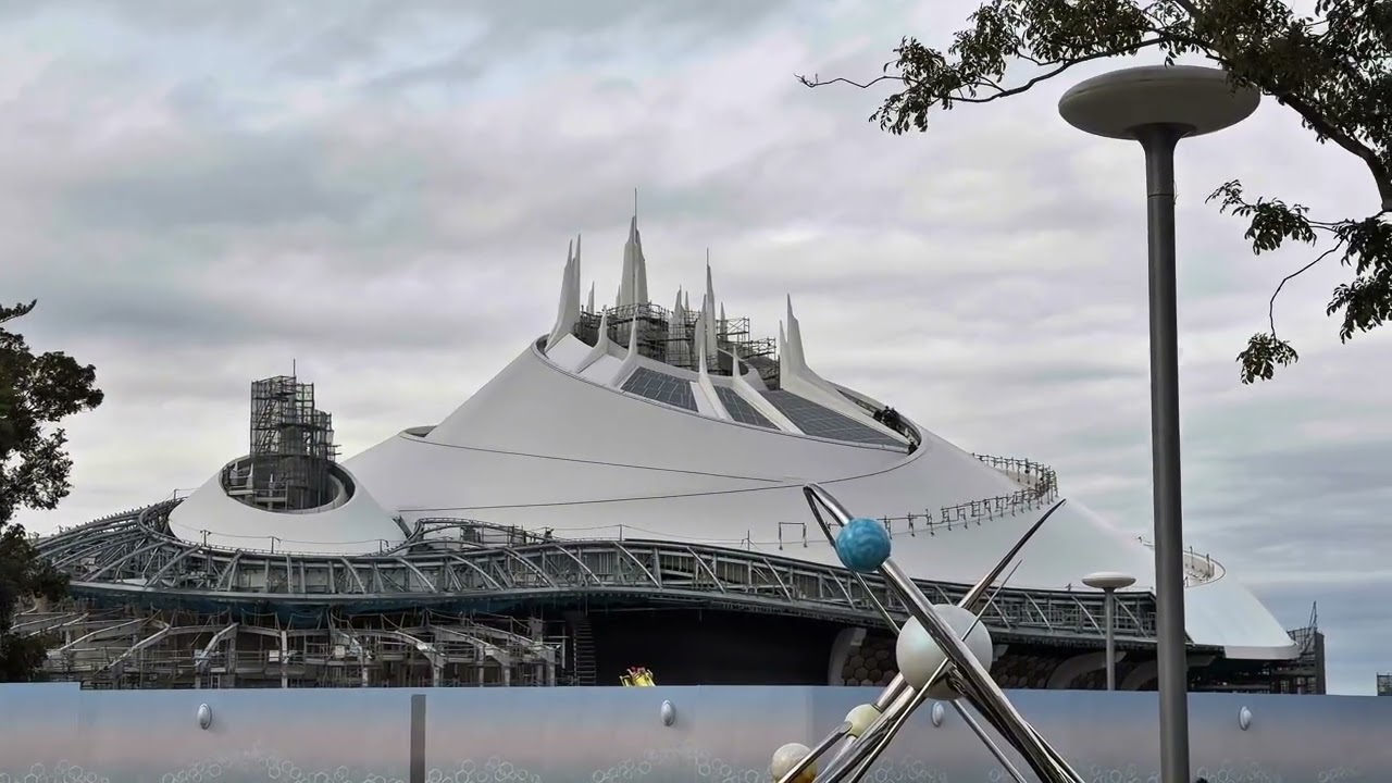 2026/1/21 最新工事状況　新スペースマウンテン　東京ディズニーランド