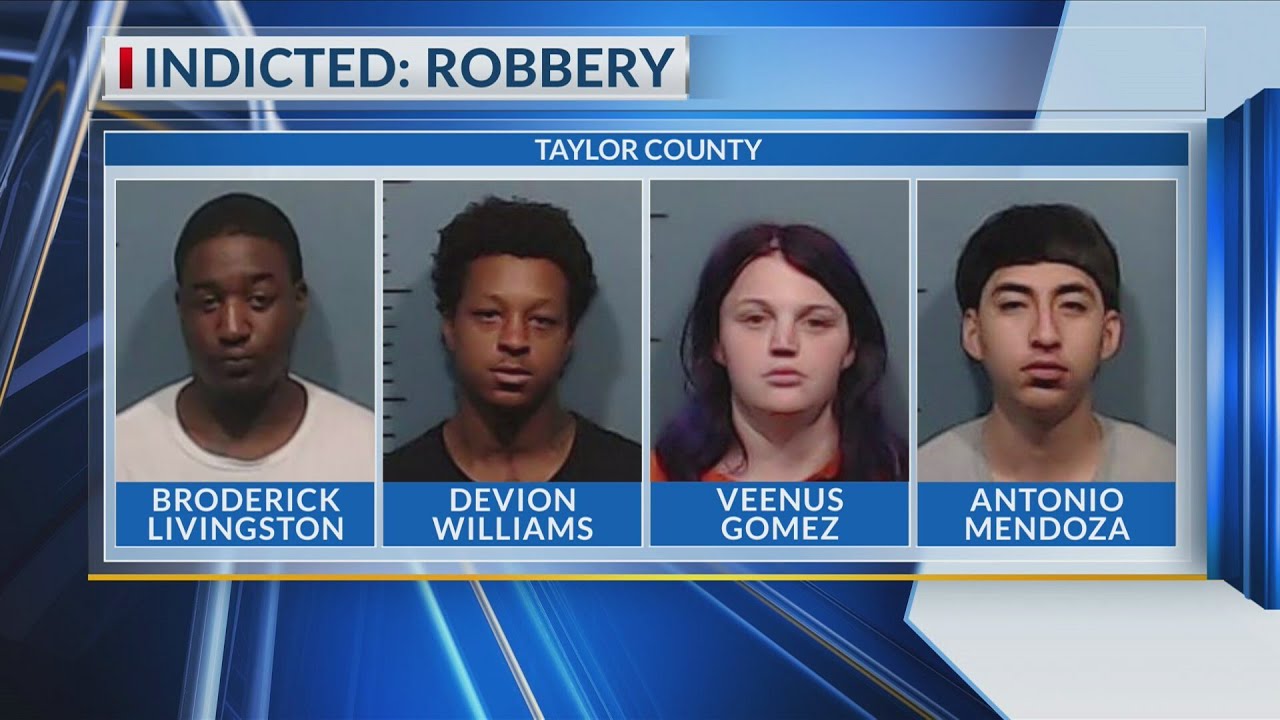 INDICTED: Abilene group accused of Robbery, Evading Arrest formally
