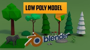 How to make low poly 3D model in Blender 🔥| #blender #3d #lowpolymodeling