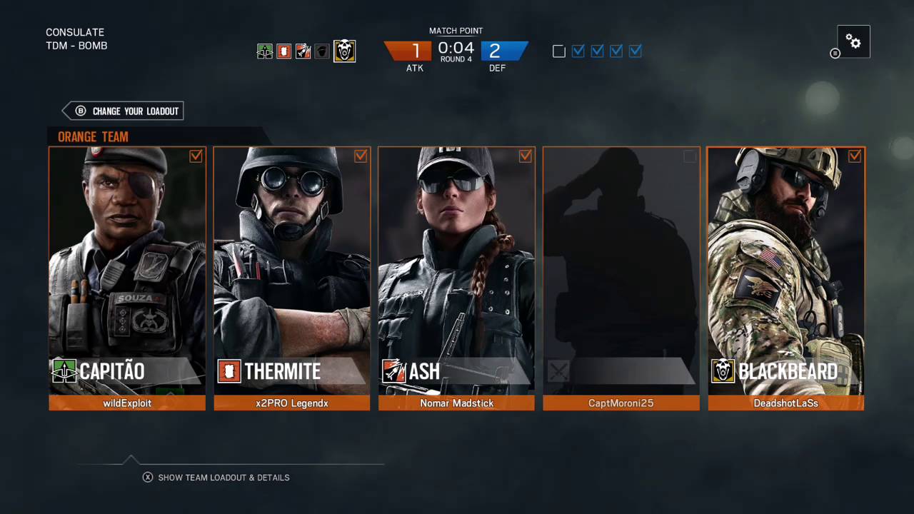 Rainbow 6th Siege 5 VS 5