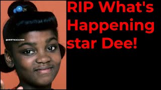 RIP What's Happening Star Dee Thomas! Dead at 60! Danielle Spencer! #daniellespencer #whatshappening
