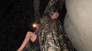 ผูกเปลนอนบนต้นไม้สูง กับอากาศที่หนาวเน็บ!ระหว่างหลับเจอคนหาของป่าทะเลาะกัน!