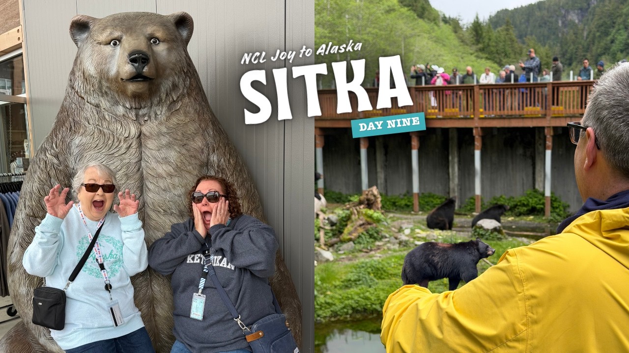 We Almost Got Stranded in Sitka… Then We Met These Bears! 🐻🚕