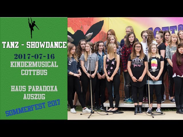 Cottbuser Kindermusical - Paradoxa und die zerbrochene Zeit - Auszug (Sommerfest 2017)