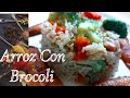 Arroz Con Brocoli y Jamón Fácil y Rápido