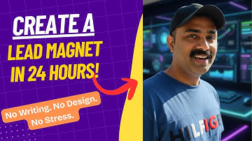 How To Create a Lead Magnet in 24 Hours (Step-by-Step Using PLR + AI)