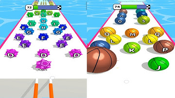 A-Z Run - All Levels Gameplay Walkthrough Android iOS (level 70-75) | #azrun #azrungame