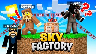 The new minecraft series has started for @sigils @ssundee @henwy
@bifflewiffle and @nicovald! they're playing sky factory 4 in a world
run by @spark squared ...