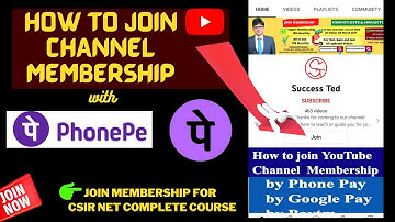 How to join YouTube channel membership with phonepe | buy Youtube membership | Youtube membership