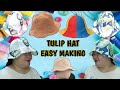 DIY BUCKET HAT INSPIRED/TULIP HAT SUPER EASY TUTORIAL/PAANO GUMAWA NG TULIP HAT/DiY TULIP SUMMER HAT