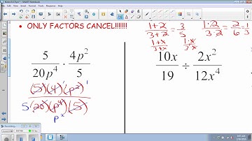 9.4 Multiplying and Dividing Rational Expressions video