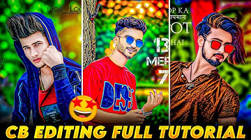 🔥 CB Photo Editing PicsArt Tutorial | 100% Real PicsArt CB Editing 💯📸 How to do CB Editing