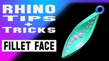 Fillet FACE in Rhino 3D