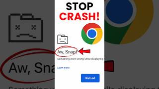 Fix “Aw, Snap!” Error in Chrome #shorts