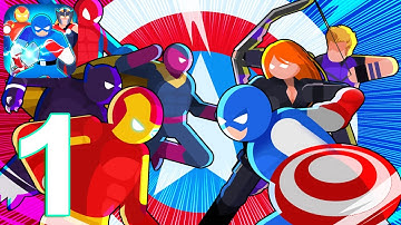 War Super Hero Comics Gameplay Walkthrough Part 1 (IOS/Android)