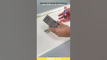 Secure Installation: MCB on DIN Rail.#mpcbs #Motorprotectivecircuitbreaker #Manualmotorstarter