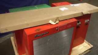 3 Snap On Tool Boxes With A Table On Govliquidation