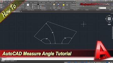 AutoCAD How To Measure Angle