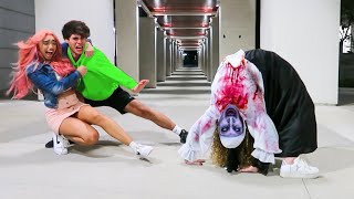 Scary Halloween Prank On Friends!