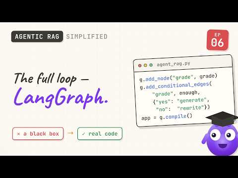 How to Build a Self-Correcting RAG Agent in LangGraph | Agentic RAG Simplified #6 (Finale)