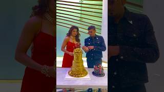 Birthday Celebrations with 24 Carat Gold Cake #urvashirautela #trending #ytshorts #shorts