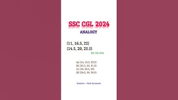 Q.20 Analogy Reasoning #ssccgl #shorts #short #ytshort