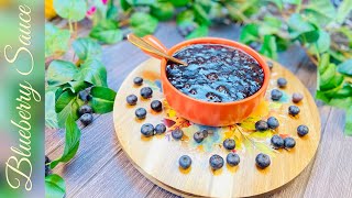 Blueberry Sauce Recipe By Yummy Puzzle Studio