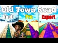 Old Town Road Noob vs Pro vs Expert (Fortnite Music Blocks) - Code in Description