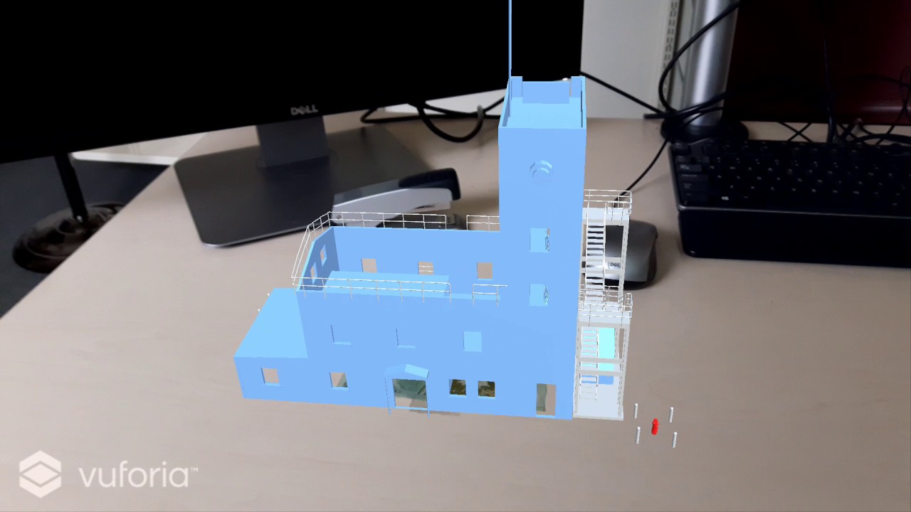 Augmented Reality BIM using Vuforia and Unity - YouTube