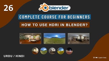 What is HDRI Image? | How To Use HDRI Images in Blender? - Class 26 | Hindi / Urdu Blender Tutorials