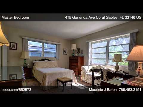 415 Garlenda Ave, Coral Gables, FL home video tour