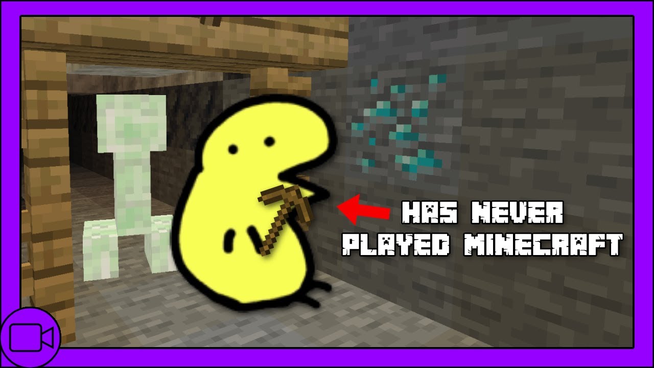 Helping a Minecraft noob beat the game for the first time - YouTube