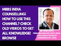 Mbbs india counselling how to use this channelcheck olds to get all knowledge browse