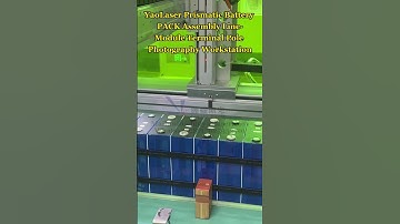 Prismatic Battery PACK Assembly Line Terminal Pole Photography Workstation#batterypack