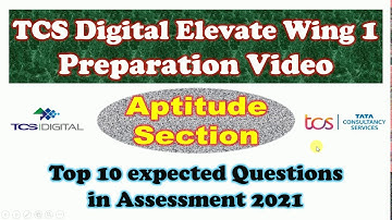 Important Aptitude Problem for TCS digital 2021 l TCS Elevate Wings 1 l