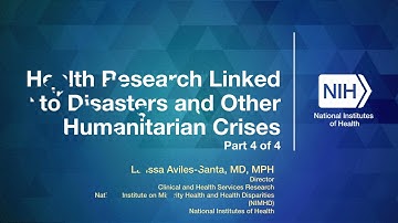 IPPCR - Disasters and Other Humanitarian Crises Part 4 of 4