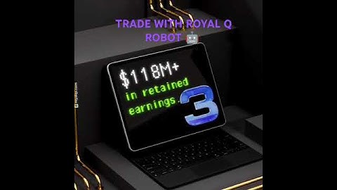 WHY ROYAL Q CRYPTO TRADING ROBOT 🤖. #cryptocurrencytrading #crypto #passiveincome #royalq