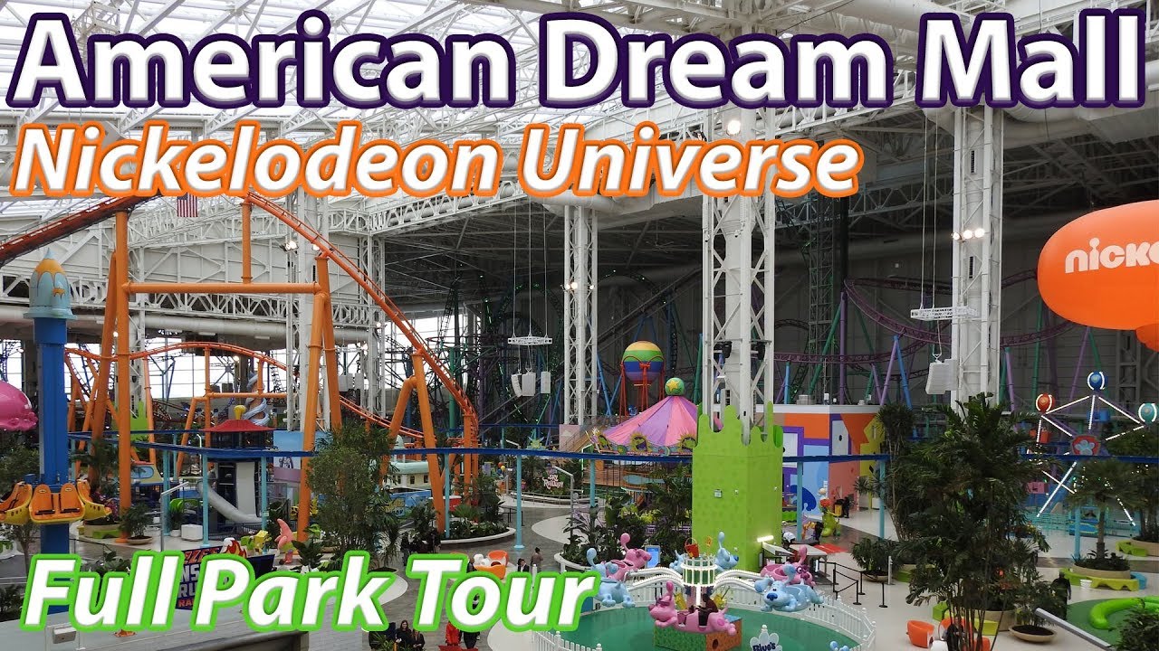Nickelodeon Universe at American Dream Mall Full Park Tour October