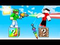 LUCKYBLOCK *ARCOBALENO* contro LUCKYBLOCK *TERRA* su MINECRAFT!