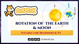 Create a Rotating Earth and Moon in Scratch! 🌍🌙 | How to make a sprite spin screenshot 2