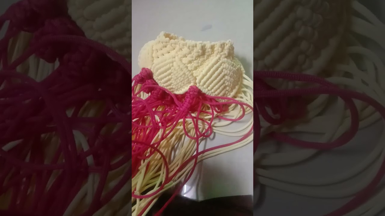 Macrame mini Basket tutorial ❤ 