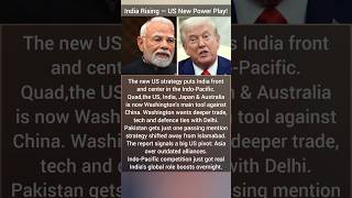 US Names India Key to Indo-Pacific Strategy — Quad Storm Rising