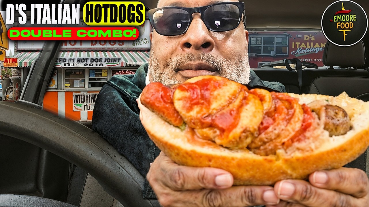 INSANE Double Italian Hotdog! 🌭 You Won’t Believe This Combo!