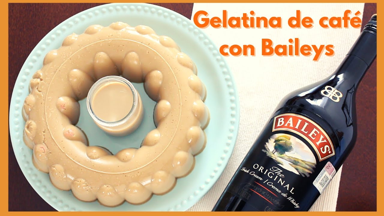 Gelatina de café con Baileys-- RECETA SÚPER FÁCIL - YouTube