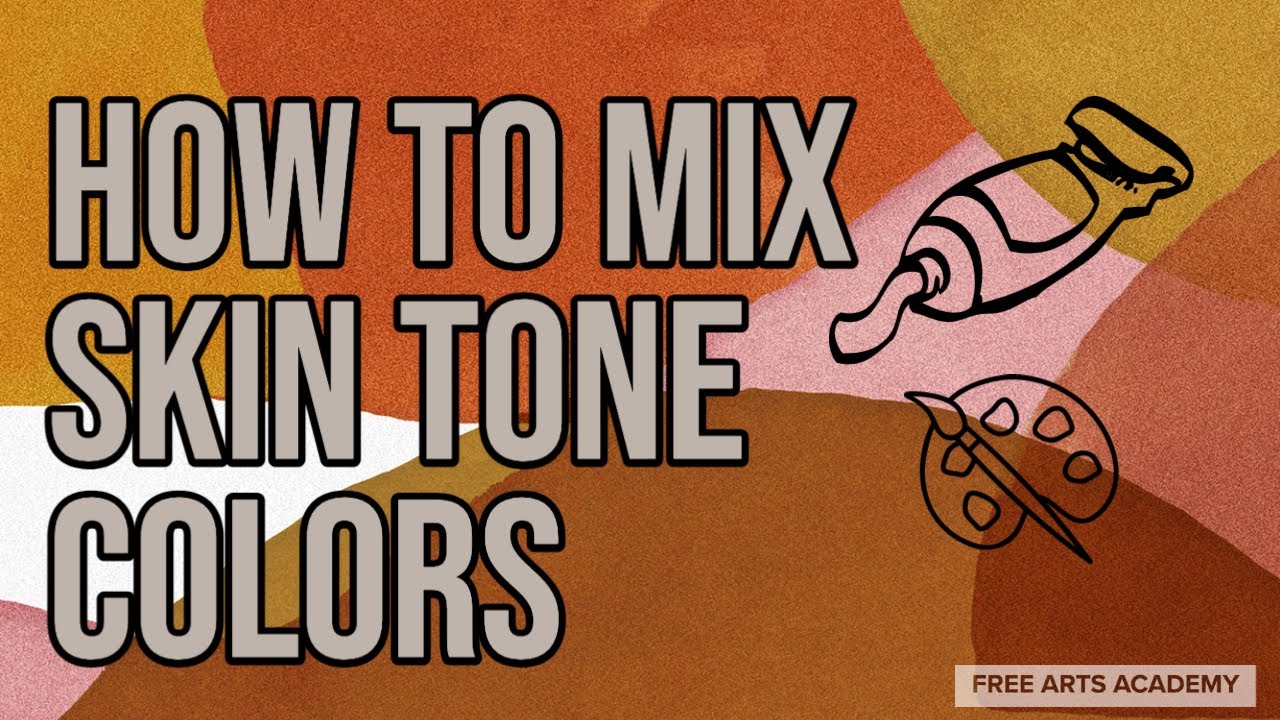 How to Mix Acrylic Skin Tones YouTube