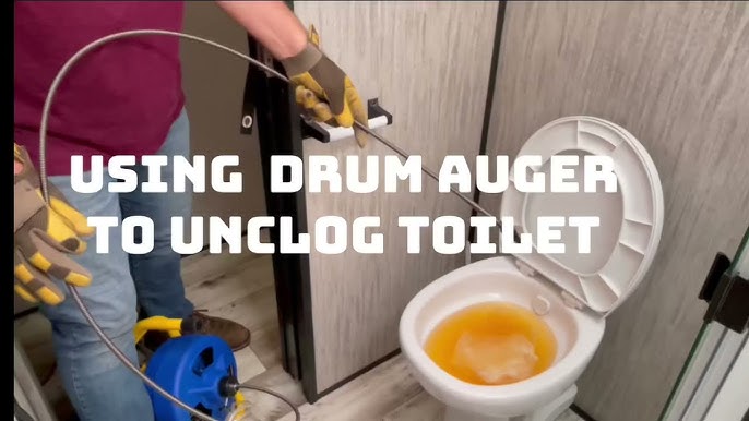 Testing & Overview of the Bauer 6 Foot Toilet Auger. Works Great to Snake a  Toilet!!! 