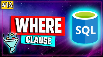 SQL WHERE - Filtering Query Results - SQL Tutorial #14